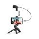 Video Making Kit Telefon Tutucu Vlog Video Mini Led Işıklı Video Making Kit Telefon Tutucu Vlog Video Mini Led Işıklı