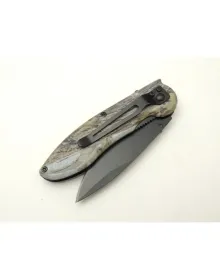 Welder Çakı Yaprak Desenli 19,5 cm Yarı Otomatik , Kemerlikli