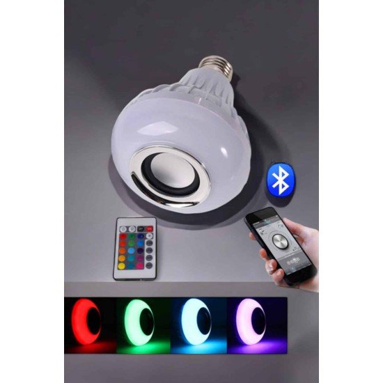 Lamba Led Hoparlör Dayanıklı ve Uzun Ömürlü Bluetooth Hoparlör Lamba Led Hoparlör Dayanıklı ve Uzun Ömürlü Bluetooth Hoparlör