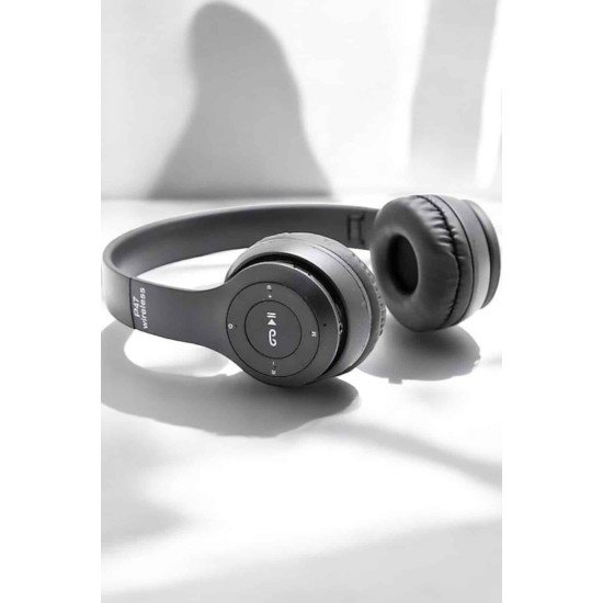 Kulak Üstü TF Kart ve AUX Destekli Ergonomik Bluetooth Kulaklık