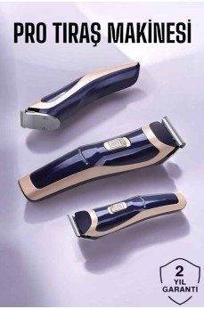 Profesyonel Şarjlı Saç ve Sakal Traş Makinesi Kolay Kullanım