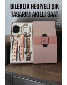 Akıllı Saat Bileklik Hediyeli Uzun Pil Ömrü GPS Takibi