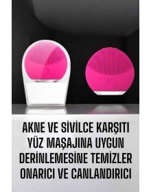 Yüz Temizleme Aleti Genç Görünüm Sağlayan, Kan Dolaşımını Hızlandıran, Kablosuz ve Taşınabilir