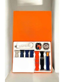 Akıllı Saat 7 Kordonlu Metal,Plastik Ve Hasır Kordon Seçeneği