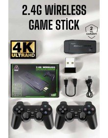 Atari 2.4g Uyumlu Kablosuz Çift Kol Game Stick