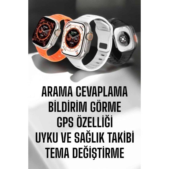 Yeni Nesil Akıllı Saat Adımsayar, GPS, Nabız Ölçer, Uyku ve Sağlık Takibi Yeni Nesil Akıllı Saat Adımsayar, GPS, Nabız Ölçer, Uyku ve Sağlık Takibi