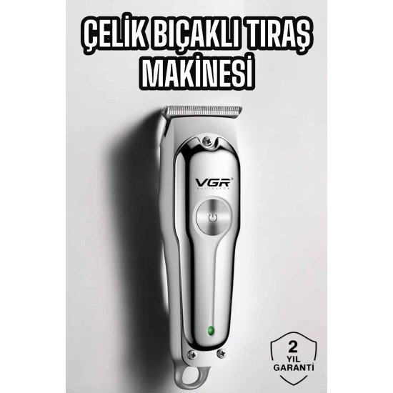 Tıraş Makinesi Profesyonel Tasarım Paslanmaz Çelik Bıçaklı