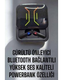 Kablosuz Bluetooth Kulaklık Powerbankli Uzun Pil Ömrü Yüksek Ses Kaliteli