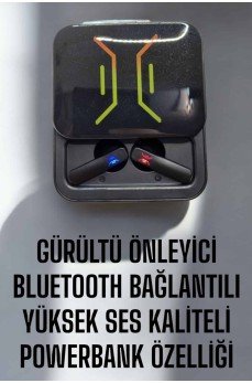 Kablosuz Bluetooth Kulaklık Powerbankli Uzun Pil Ömrü Yüksek Ses Kaliteli Kablosuz Bluetooth Kulaklık Powerbankli Uzun Pil Ömrü Yüksek Ses Kaliteli