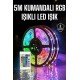 5 Metre Şerit Led RGB Işıklı Kumandalı Güç Adaptörü Her Ortama Uygun
