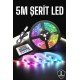Led Işık 5 Metre Şerit Led RGB Işıklı