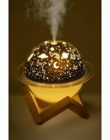 Hava Nemlendirici Masa ve Gece Lambası USB Projeksiyon Aromaterapi