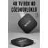TV Box HD Çözünürlüklü 4 Çekirdekli 8 GB Dahili Hafıza Android Uyumlu