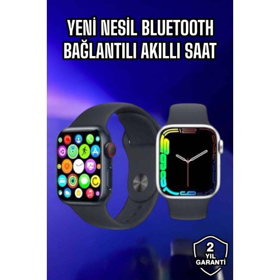 Akıllı Saat Amoled Ekran Yeni Nesil Bluetooth Bağlantılı