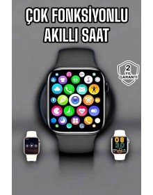 Akıllı Saat Amoled Ekran GPS ve Uyku Takibi Bluetooth Bağlantılı