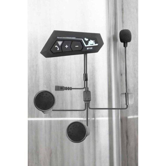 İnterkom Intercom Kask Kulaklık Bt22 Bluetooth Motosiklet Kulaklık 5.0 Bluetooth İnterkom Intercom Kask Kulaklık Bt22 Bluetooth Motosiklet Kulaklık 5.0 Bluetooth