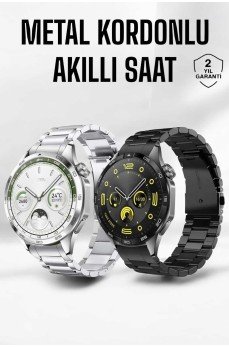 Akıllı Saat Bildirim Görme Amoled Ekran GPS Uyumlu Sesli Görüşme