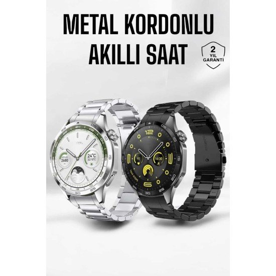 Akıllı Saat Bildirim Görme Amoled Ekran GPS Uyumlu Sesli Görüşme