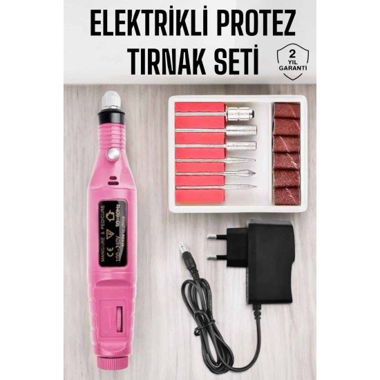 Nasır Temizleyici Manikür Pedikür Seti Elektrikli USB Girişli
