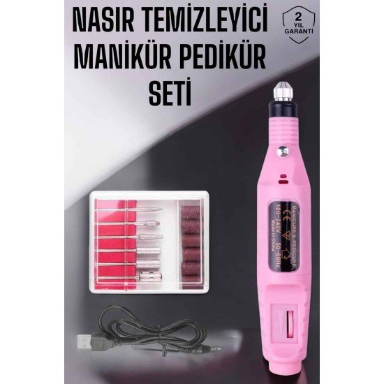 Protez Tırnak Manikür ve Pedikür Seti Elektrikli Protez Tırnak Manikür ve Pedikür Seti Elektrikli