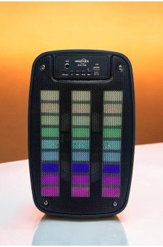 Bluetooth Hoparlör RGB Işıklı USB SD Kart Girişli Taşınabilir