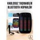Kablosuz Bluetooth Hoparlör Taşınabilir 6.5 inç LED Işık Kareoke