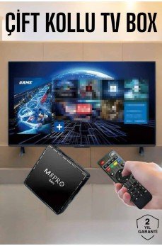 TV Game Box Netflix Youtube 1000 Oyunlu Android Oyun Konsolu Kumandalı