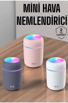 Buharlı Hava Nemlendirici Aromaterapi Renk Değiştirilebilir