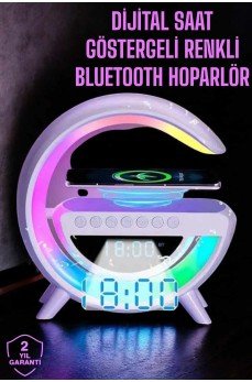 Android Uyumlu Akıllı Bluetooth Hoparlör Kablosuz Şarj Cihazı Standı