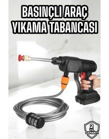 Yeni Nesil Araç Yıkama Şarjlı Tabancası Basınçlı Su Hazneli