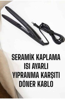 Saç Düzleştirici Isı Ayarlı Döner Kablo Yıpranma Karşıtı Saç Düzleştirici Isı Ayarlı Döner Kablo Yıpranma Karşıtı
