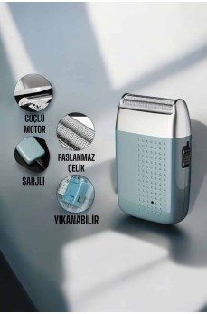 tıraş makinesi Sinek Kaydı Paslanmaz Çelik Taşınabilir Şarjlı