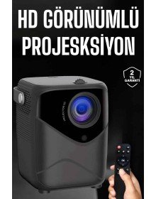Yüksek HD Görünümlü Taşınabilir Projeksiyon Cihazı