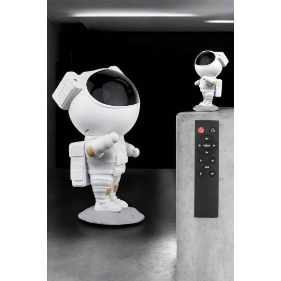 Çocuklara Özel Projeksiyon Astronot Lamba Speaker Sevimli