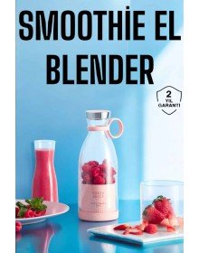 El Blender Bardak Blender Şarjlı Taşınabilir Meyve Sıkcağı Smoothie