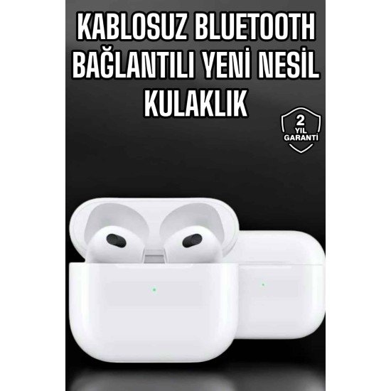 Bluetooth Kulaklık 3.Nesil Kablosuz Uzun Pil Ömrü Dokunmatik Kontrol