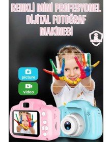 Çocuk Kamerası Profesyonel Hafif Ve Uzun Ömürlü USB Şarjlı 2.0 İnç