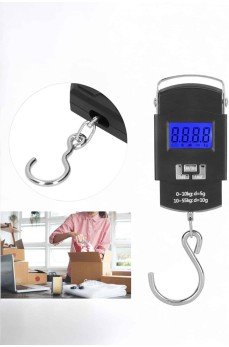 50 Kg El Kantarı Ağırlık Ölçer Dijital Ekranlı Kancalı Portatif