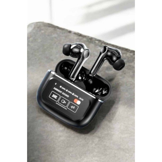 Yeni Nesil Bluetooth Kulaklık Ekranlı Yüksek Ses Kaliteli Uzun Şarj Süreli