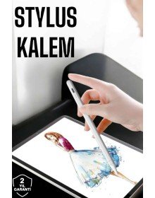 Tablet Kalemi Stylus Pen Dokunmatik Kalem Android Ve İOS Uyumlu Şarjlı