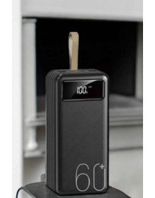 Powerbank 60.000 MAH 4 Portlu Uzun Şarj Süreli Dijital Göstergeli