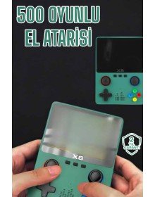 3.5 İnç Ekran 1000 Oyunlu Oyun Konsolu El Atarisi Miüzik Dinleme ve Kitap Okuma