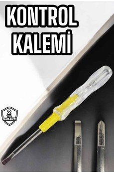 Test Cihazı Kontrol Kalemi Çift Başlıklı Şeffaf Elektrik Testi
