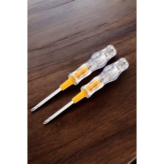 Kontrol Kalemi Nikel Kaplama Çift Başlıklı Test Cihazı Kontrol Kalemi Nikel Kaplama Çift Başlıklı Test Cihazı