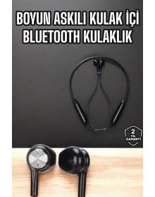 Kablolu Boyun Askılı Dijital Göstergeli Bluetooth Kulaklığı 60 Saat