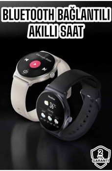 Akıllı Saat Sesli Görüşme Bluetooth Bağlantılı 3 Kordonlu