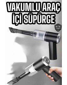 Araç İçi Süpürge Filtreli Şarjlı Süpürge Vakumlu Yıkanabilir