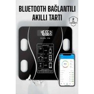Akıllı Tartı Bluetooth Bağlantılı Yağ Ölçebilen Tartı Yeni Nesil Akıllı Tartı Bluetooth Bağlantılı Yağ Ölçebilen Tartı Yeni Nesil