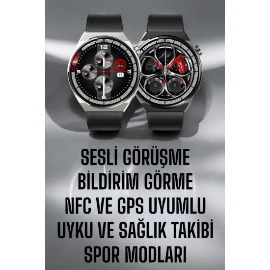 Akıllı Saat GPS VE NFC Özelliği Sesli Görüşme Dokunmstik Ekran Akıllı Saat GPS VE NFC Özelliği Sesli Görüşme Dokunmstik Ekran