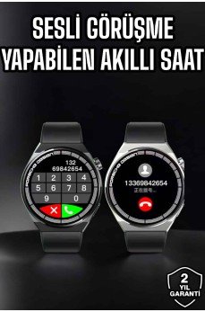 Akıllı Saat Nabız Sensörlü Bildirim Görebilen Spor Modları GPS Takibi